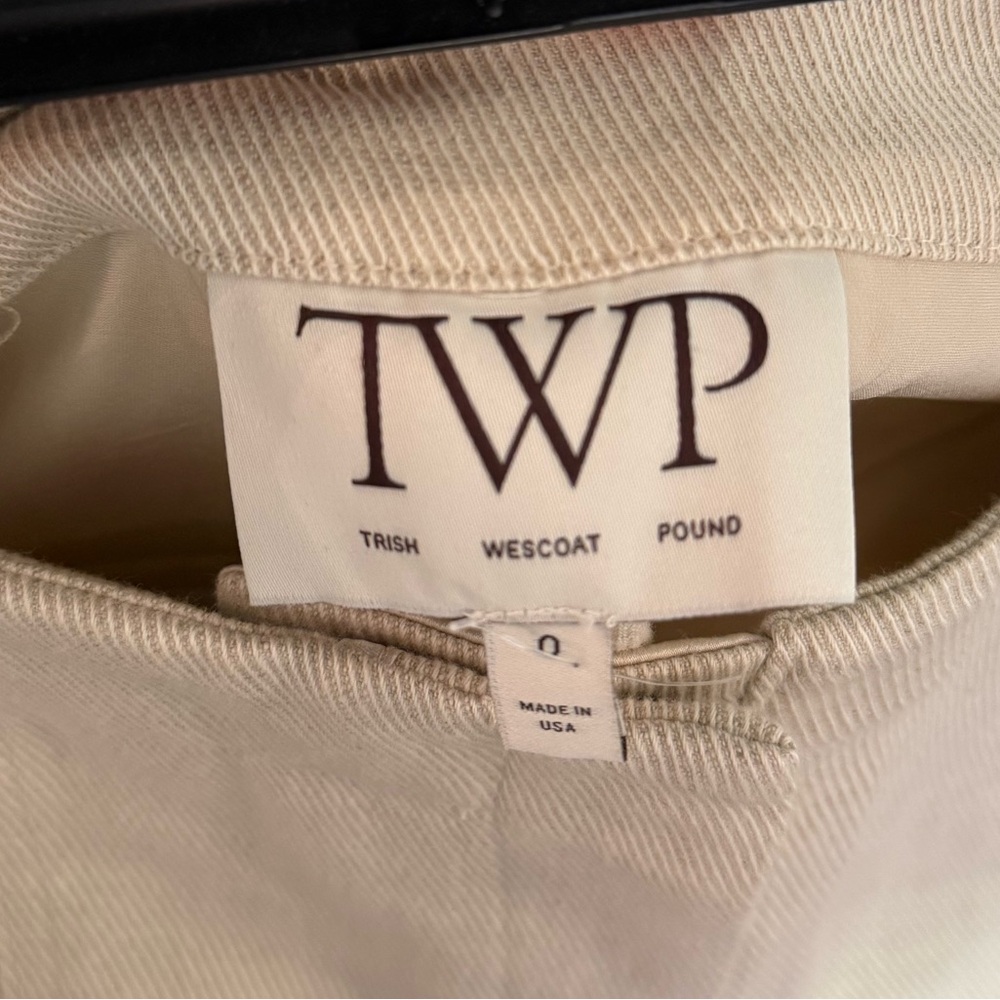 Trish Wescoat Pound Pintucked linen wide leg pants - Picture 3 of 3